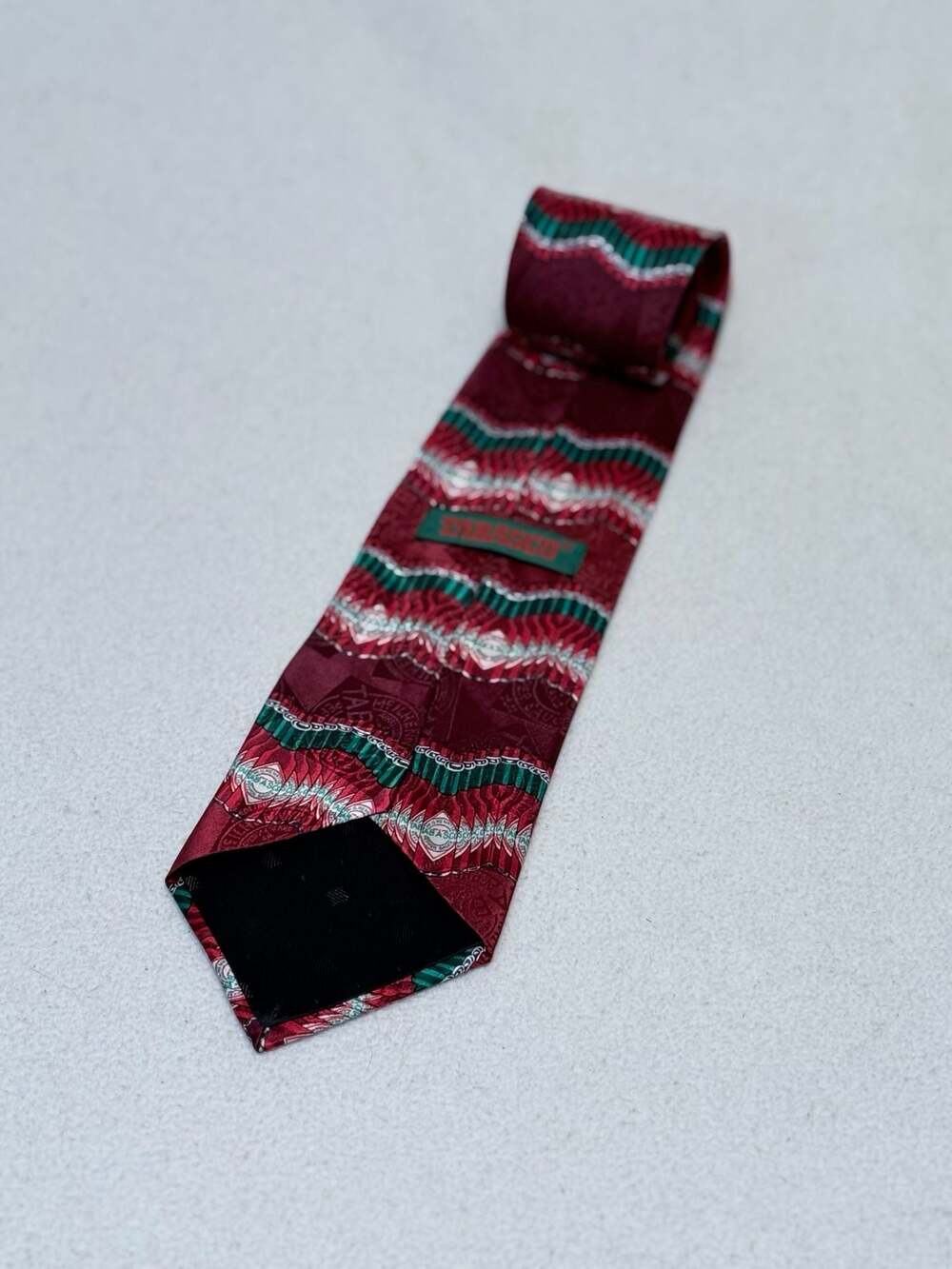 Kitschcore Grandpacore Tabasco McIlhenny Co. Vintage Novelty Silk Necktie —